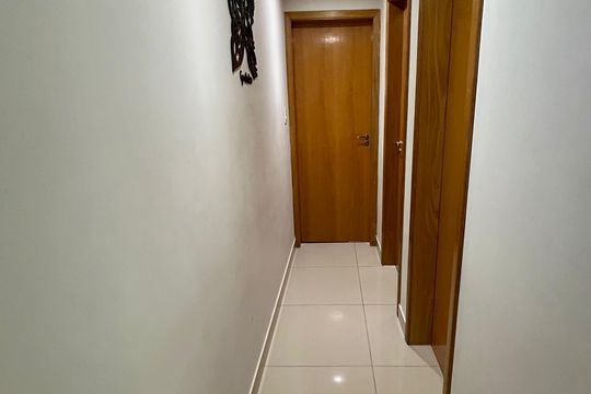 Corredor de apartamento para alugar com 2 quartos, 96m² em Vila Pires, Santo André