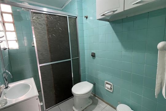 Banheiro de apartamento para alugar com 1 quarto, 38m² em Sé, São Paulo