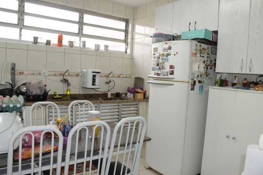 Cozinha de apartamento à venda com 3 quartos, 123m² em Santa Cecilia, São Paulo