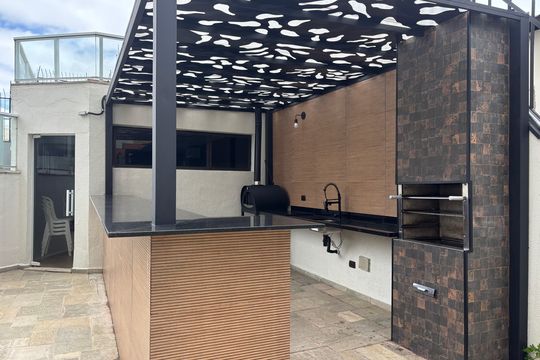 Área comum - Churrasqueira de apartamento para alugar com 3 quartos, 145m² em Vila da Saúde, São Paulo