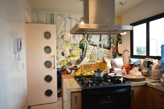 Cozinha de apartamento para alugar com 3 quartos, 145m² em Vila da Saúde, São Paulo