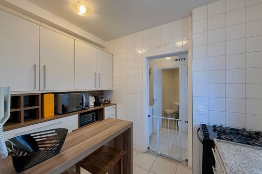 Cozinha de apartamento à venda com 3 quartos, 115m² em Brooklin, São Paulo
