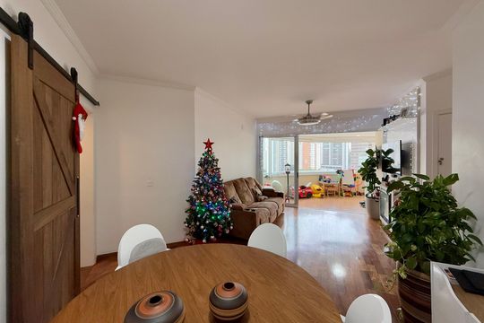 Sala de apartamento à venda com 3 quartos, 115m² em Brooklin, São Paulo