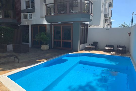 Área comum - Piscina de apartamento para alugar com 2 quartos, 85m² em Centro, Novo Hamburgo