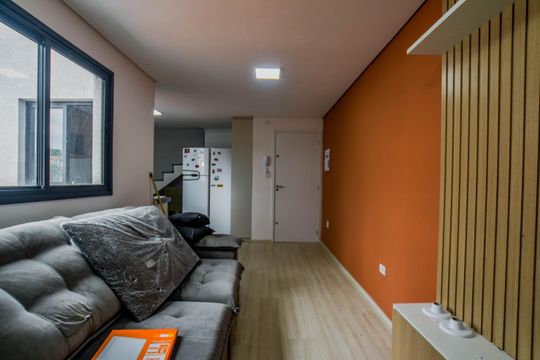 Sala de apartamento à venda com 2 quartos, 106m² em Vila Curuçá, Santo André