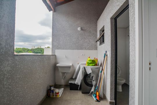 Área de Serviço de apartamento à venda com 2 quartos, 106m² em Vila Curuçá, Santo André