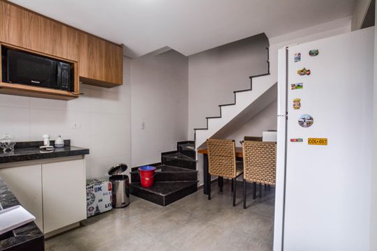 Cozinha de apartamento à venda com 2 quartos, 106m² em Vila Curuçá, Santo André
