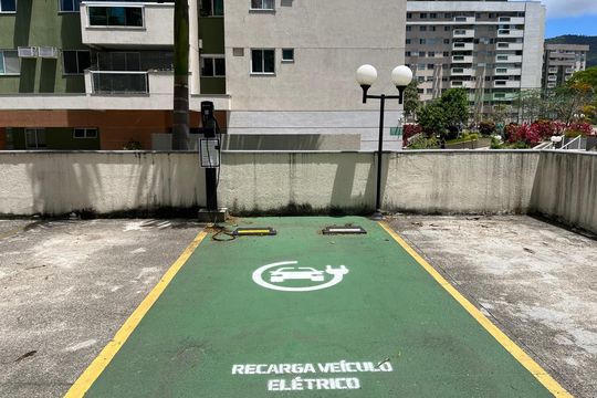 Área comum - Carregador de carro elétrico de apartamento à venda com 2 quartos, 66m² em Recreio dos Bandeirantes, Rio de Janeiro