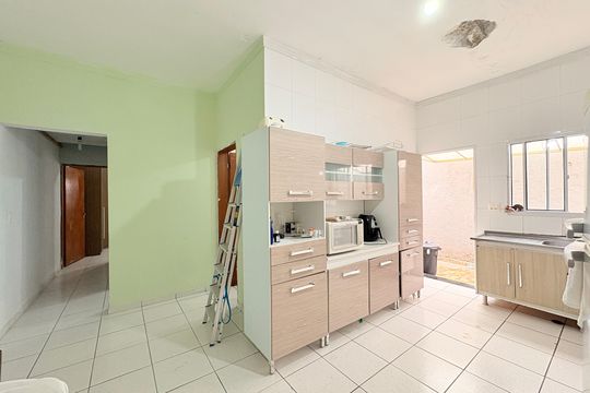 Cozinha de casa para alugar com 2 quartos, 100m² em Loteamento Serra dos Cristais, Várzea Paulista
