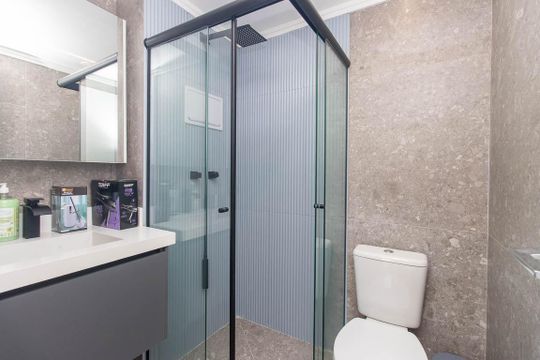 Banheiro de kitnet/studio à venda com 1 quarto, 26m² em Tucuruvi, São Paulo