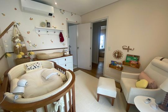 Suíte 3 de apartamento à venda com 3 quartos, 154m² em Jardim Caravelas, São Paulo