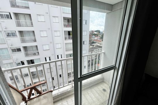 Varanda da Sala de apartamento à venda com 2 quartos, 55m² em Jardim das Laranjeiras, São Paulo