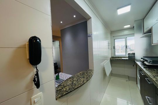 Cozinha de apartamento para alugar com 2 quartos, 45m² em Ponte Grande, Guarulhos