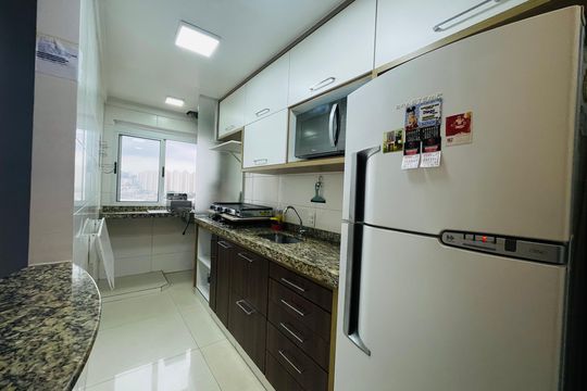 Cozinha de apartamento para alugar com 2 quartos, 45m² em Ponte Grande, Guarulhos