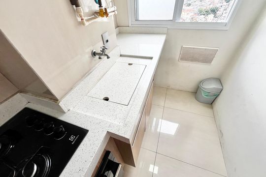 Cozinha de apartamento à venda com 2 quartos, 43m² em Vila Nova Cachoeirinha, São Paulo