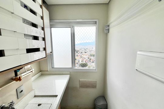 Cozinha de apartamento à venda com 2 quartos, 43m² em Vila Nova Cachoeirinha, São Paulo
