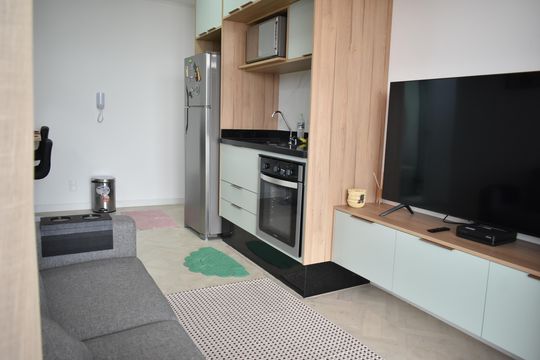 Sala de apartamento para alugar com 1 quarto, 35m² em Vila Clementino, São Paulo