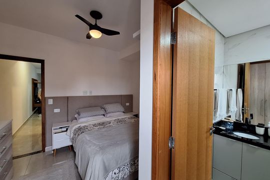 Suíte de apartamento à venda com 2 quartos, 100m² em Parque das Nações, Santo André