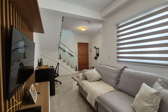 Sala de apartamento à venda com 2 quartos, 100m² em Parque das Nações, Santo André