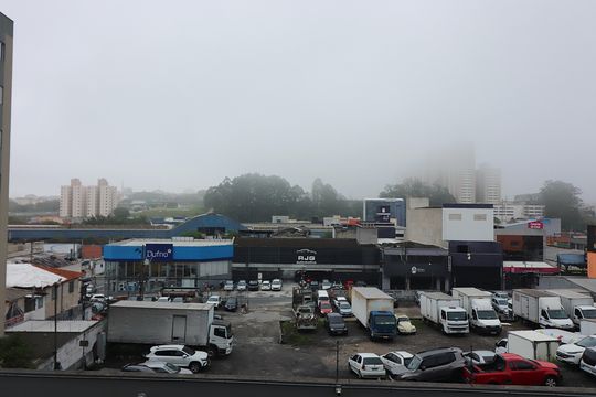 Sala Sacada Vista  de apartamento para alugar com 2 quartos, 64m² em Vila Joao Basso, São Bernardo do Campo