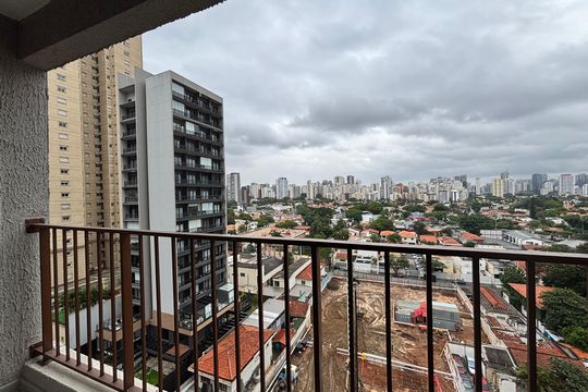 Varanda de kitnet/studio à venda com 1 quarto, 25m² em Vila Olímpia, São Paulo