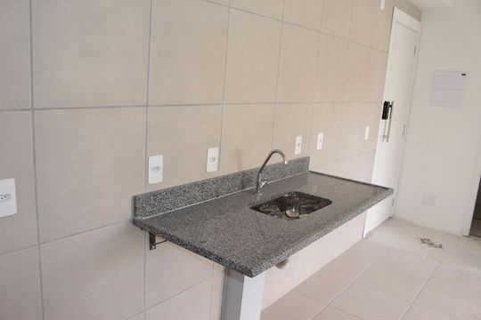 Cozinha de apartamento à venda com 2 quartos, 34m² em Campos Elíseos, São Paulo