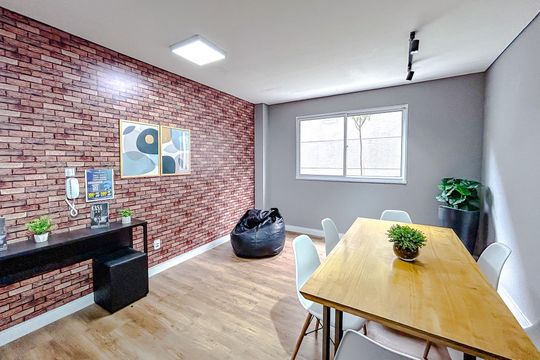 Área comum de apartamento para alugar com 1 quarto, 18m² em Vila Santo Estefano, São Paulo