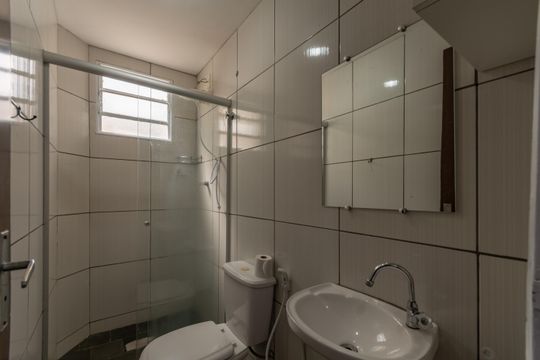 Banheiro Social de apartamento para alugar com 3 quartos, 80m² em Jardim Atlântico, Belo Horizonte