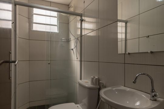 Banheiro Social de apartamento para alugar com 3 quartos, 80m² em Jardim Atlântico, Belo Horizonte
