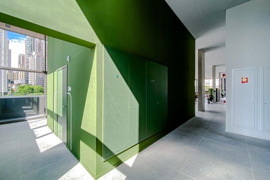 Área comum de kitnet/studio para alugar com 1 quarto, 25m² em Vila Regente Feijó, São Paulo