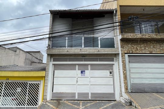 Fachada+Placa de casa para alugar com 3 quartos, 300m² em Parque Savoy City, São Paulo