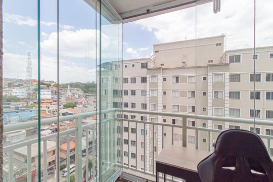 Varanda de apartamento à venda com 1 quarto, 33m² em Jardim Santa Teresinha, São Paulo