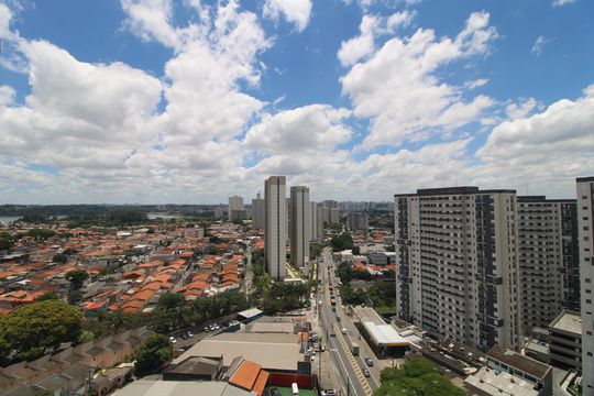 Vista da sacada de apartamento à venda com 2 quartos, 38m² em Socorro, São Paulo