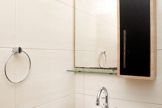 Banheiro Quarto Suíte de apartamento à venda com 1 quarto, 50m² em Centro Histórico, Porto Alegre