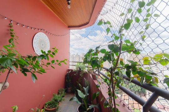 Varanda da Sala de apartamento à venda com 3 quartos, 70m² em Cambuci, São Paulo
