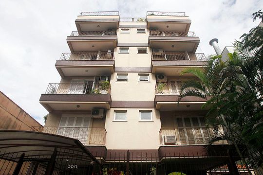Fachada de apartamento à venda com 2 quartos, 56m² em Higienópolis, Porto Alegre