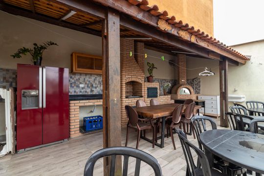 Área comum - Churrasqueira de casa para alugar com 1 quarto, 38m² em Jardim São Paulo, São Paulo
