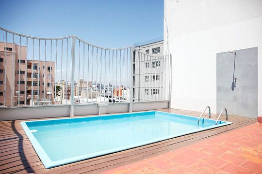 Área Comum - Piscina de apartamento à venda com 1 quarto, 50m² em Centro Histórico, Porto Alegre