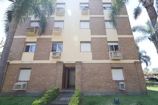 Fachada do bloco de apartamento à venda com 2 quartos, 51m² em Centro, Canoas