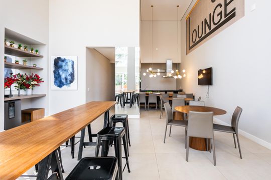 Salão de Festas de apartamento à venda com 2 quartos, 96m² em Pinheiros, São Paulo