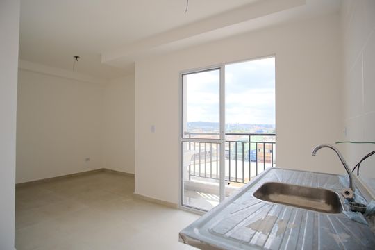 Cozinha de kitnet/studio à venda com 1 quarto, 24m² em Vila Carrão, São Paulo