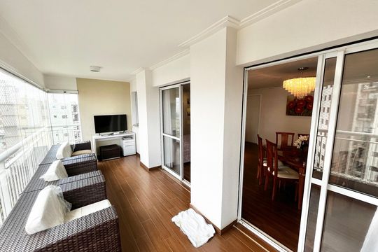 Varanda gourmet de apartamento à venda com 4 quartos, 122m² em Lauzane Paulista, São Paulo
