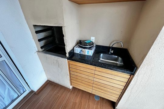Varanda gourmet de apartamento à venda com 4 quartos, 122m² em Lauzane Paulista, São Paulo