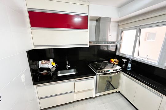 Cozinha de apartamento à venda com 4 quartos, 122m² em Lauzane Paulista, São Paulo