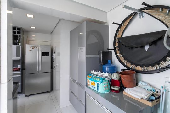 Área de serviço  de apartamento à venda com 3 quartos, 170m² em Planalto, Belo Horizonte