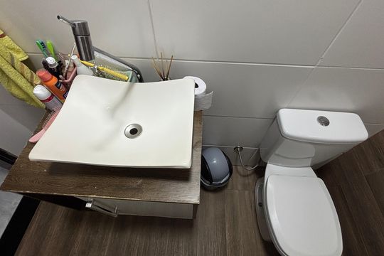 Lavabo de casa à venda com 3 quartos, 171m² em Vila Homero Thon, Santo André