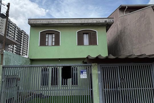 Fachada de casa à venda com 3 quartos, 171m² em Vila Homero Thon, Santo André