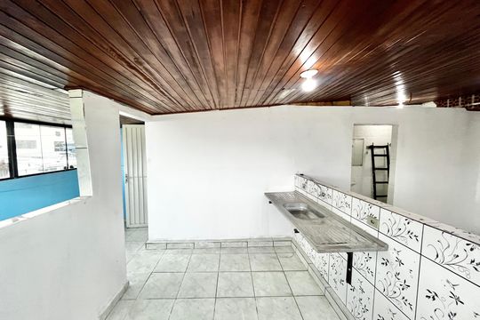Cozinha de casa para alugar com 1 quarto, 70m² em Jardim Paraíso, São Paulo