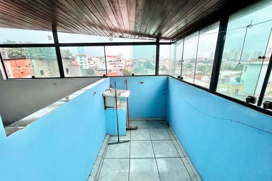 Área de Serviço de casa para alugar com 1 quarto, 70m² em Jardim Paraíso, São Paulo