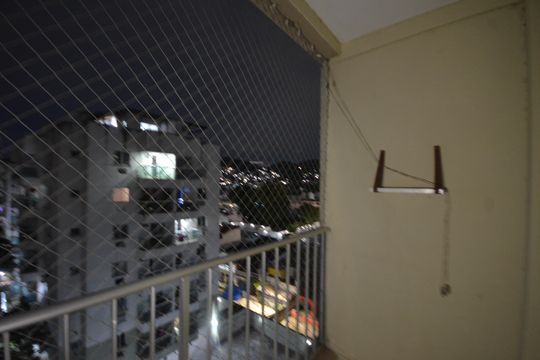 Varanda da Sala de apartamento para alugar com 2 quartos, 64m² em Praça Seca, Rio de Janeiro